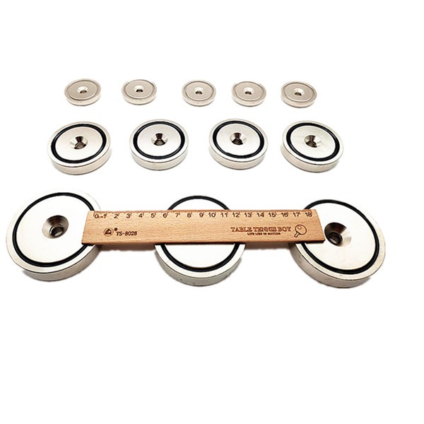 Imanes en recipiente de neodimio